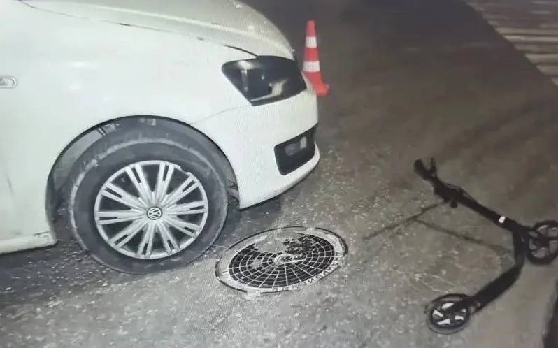 В городе Саки произошло ДТП с участием подростка на самокате