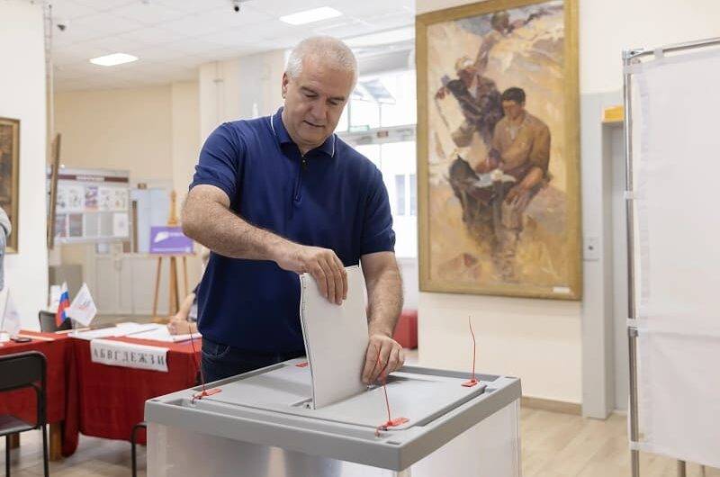 Глава Крыма проголосовал на выборах