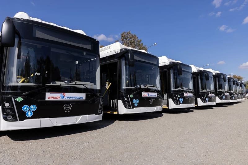 В Крыму продолжают обновлять общественный транспорт